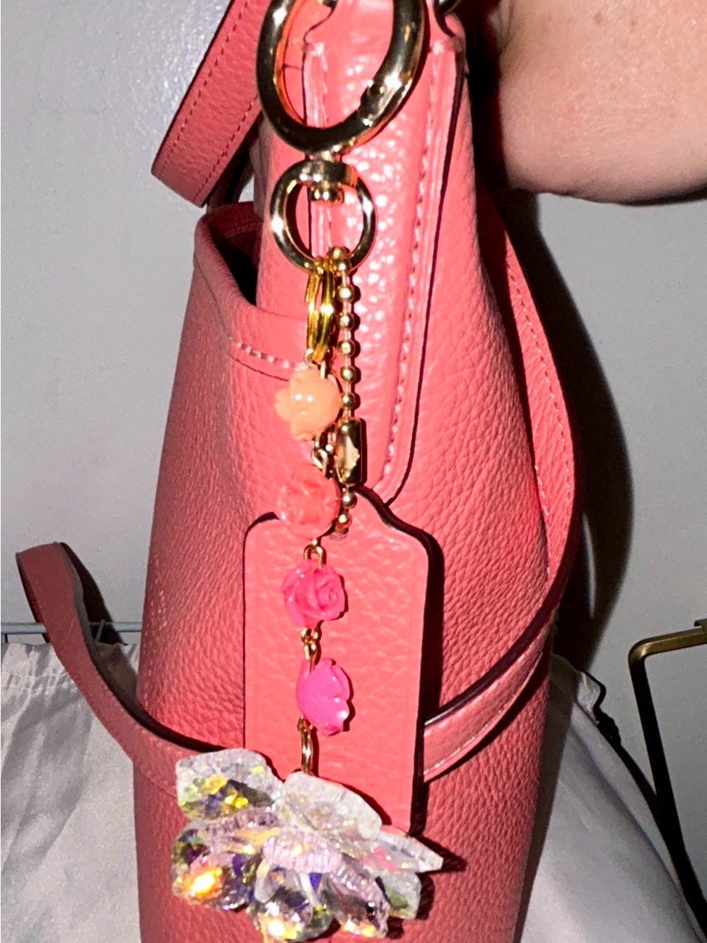 Coach File Crossbody in Perforated Pebble Leather .  Like New! - Picture 8 of 15